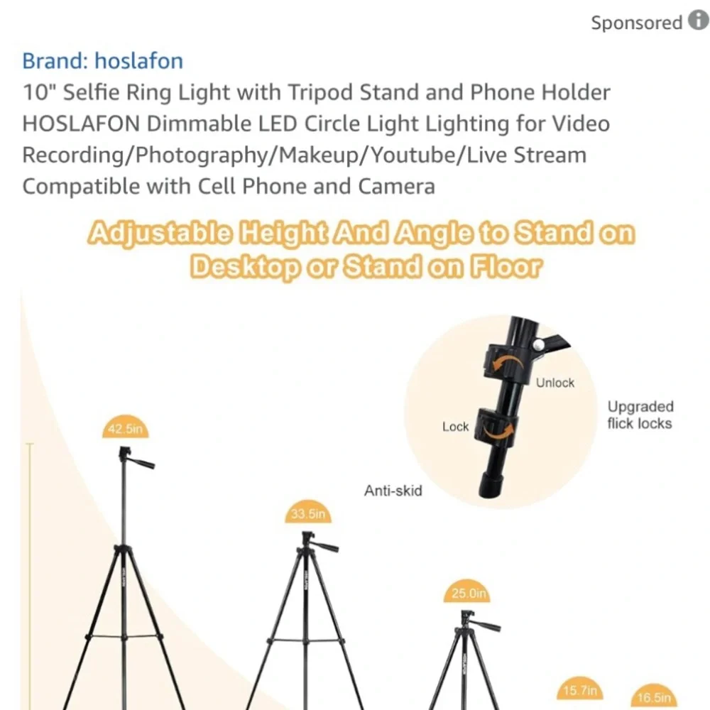 Black Tripod with Remote Control quick assemble - Picture 3 of 8